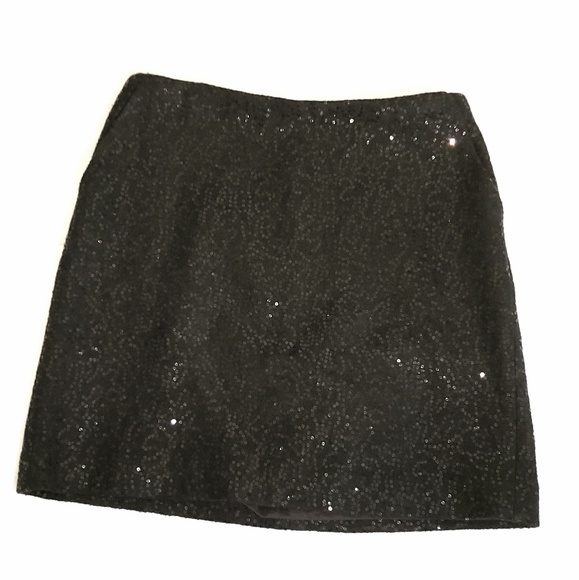 Ann Taylor Sequin Skirt With Pockets - Picture 4 of 8